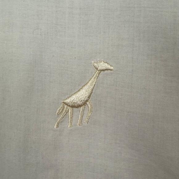 Vintage Safari-Core Shirt 2X | Stonebridge Embroidered Animals & Beaded Collar - Picture 8 of 10